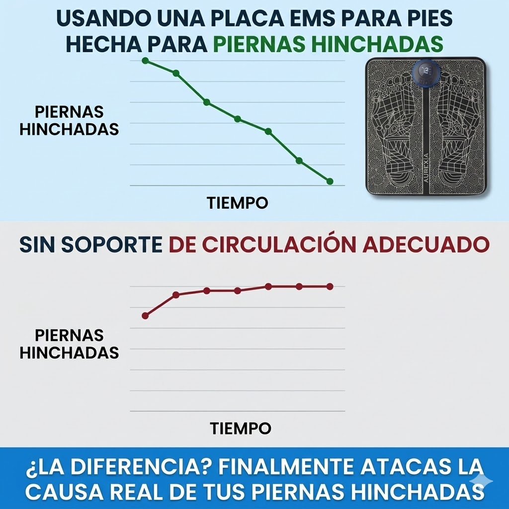 AUREXIA – EMS PARA ALIVIAR PIERNAS HINCHADAS DESDE CASA